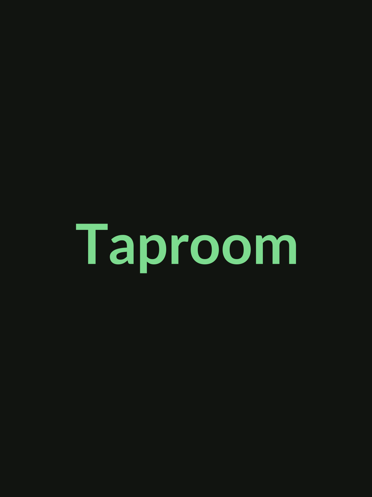 The taproom at the end of the afternoon
